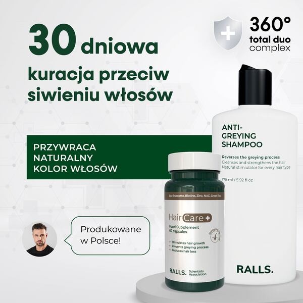 Ralls 30 dni kuracji przeciw siwieniu, 1 szt.