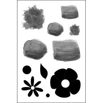 extras4flowers2layer Clear Stamp Set