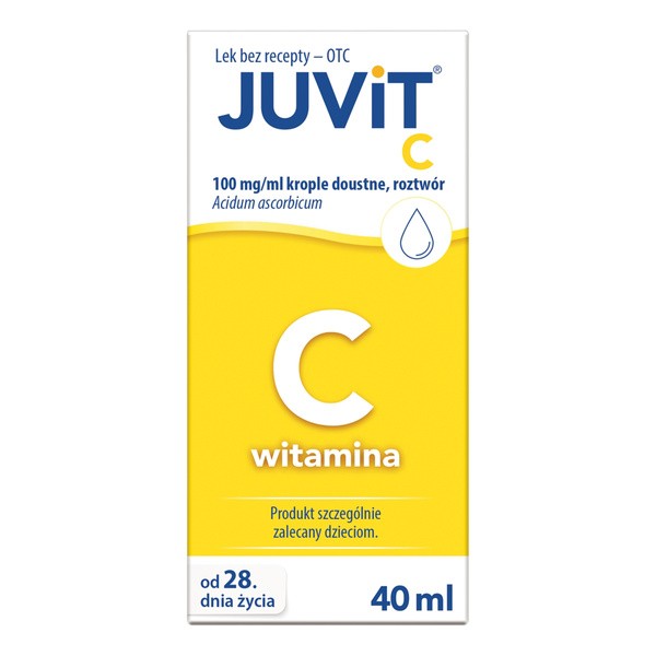 Juvit C, 100 mg/ml, krople doustne, 40 ml