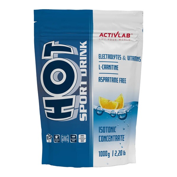 Koncentrat napoju izotonicznego HOT, smak cytrynowy, 1000g