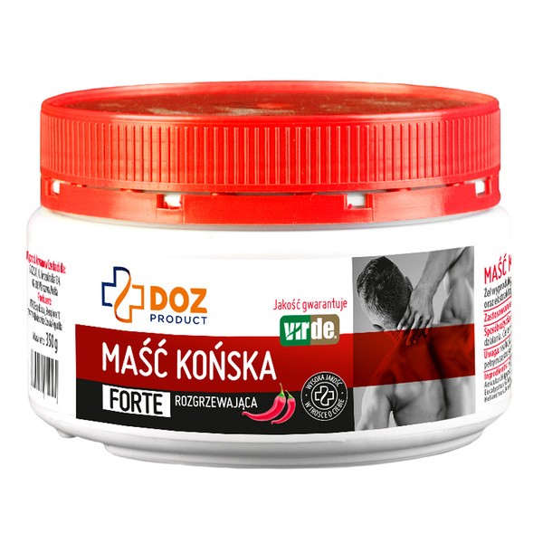DOZ PRODUCT Maść końska forte, rozgrzewająca, 350 g