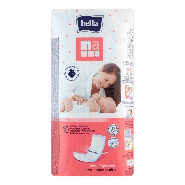 Bella Mamma, podkłady higieniczne, poporodowe, 10 szt.