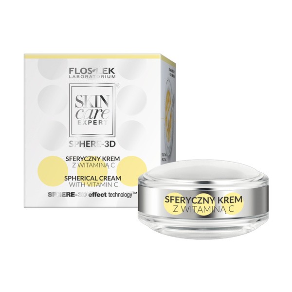 Flos-Lek Skin Care Expert Sphere 3D, sferyczny krem z witaminą C, 10,5 g