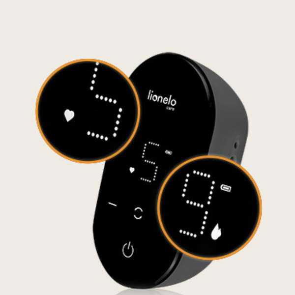 Lionelo Twee Go Grey Concrete, podwójny laktator elektryczny, 1 szt.