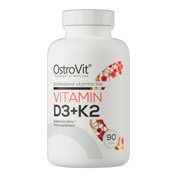 OstroVit Vitamin D3 + K2, tabletki, 90 szt.