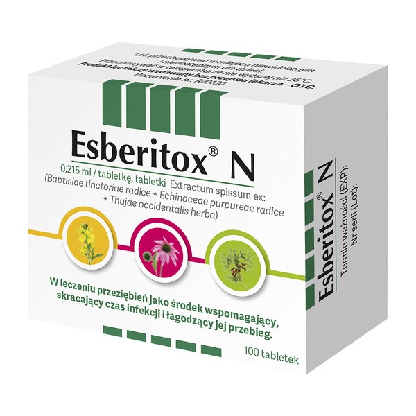Esberitox N, 0,215 ml/tabletkę, tabletki, 100 szt.