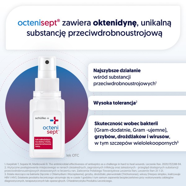 Octenisept, płyn na skórę, 50 ml (atomizer)