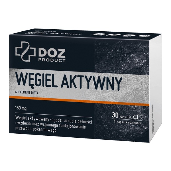 DOZ Product Węgiel aktywny, kapsułki, 30 szt.