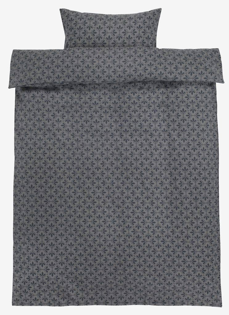 Basis flannel sengesæt ANN 140x200 mørkegrå