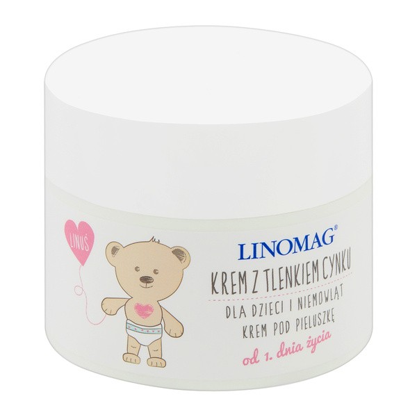 Linomag, krem z tlenkiem cynku dla dzieci i niemowląt, 50 ml