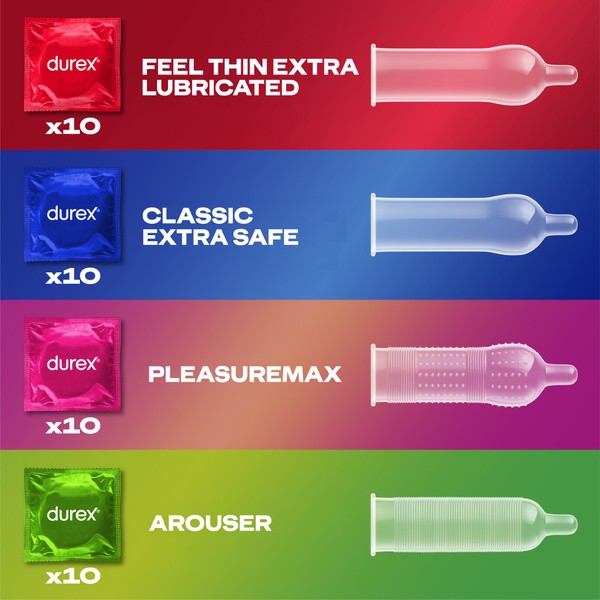 Durex Surprise Me, prezerwatywy, 40 szt.