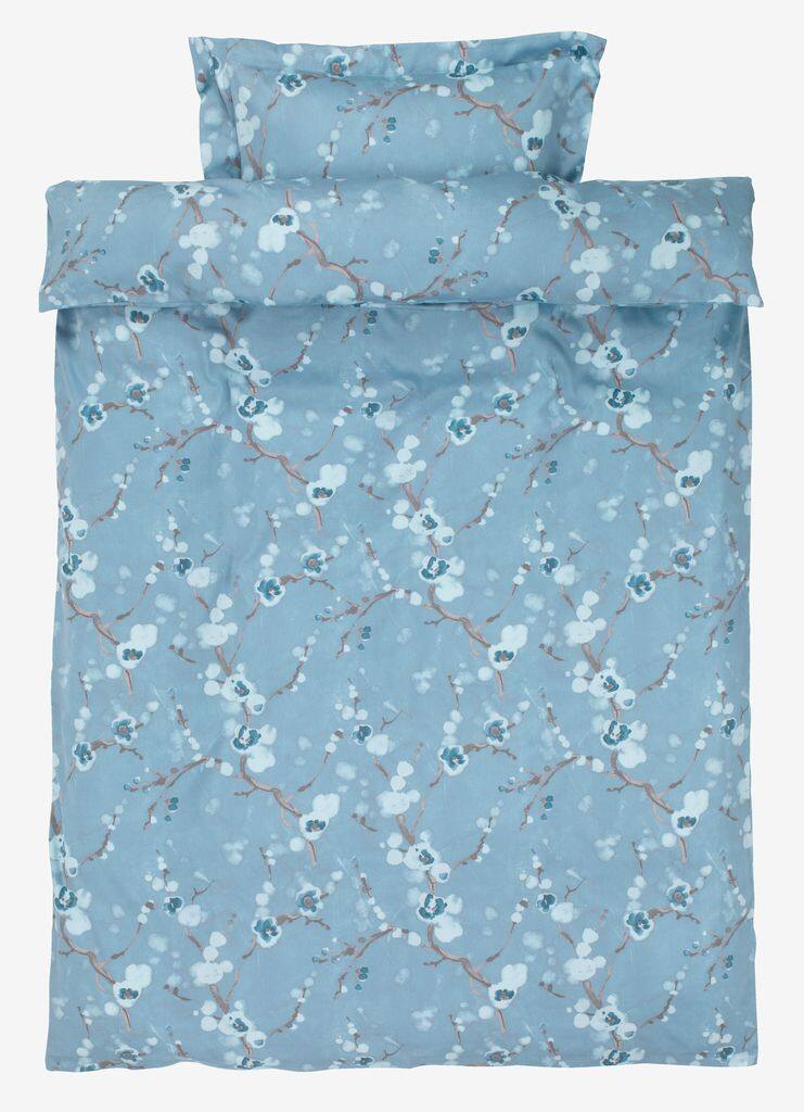 MARTA satin sengesæt, guld, MARTA, 140x200, blå