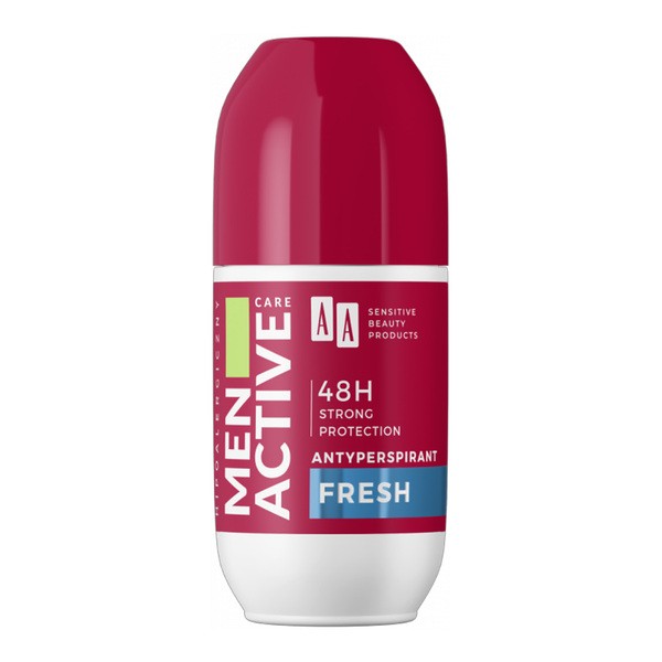AA Men Active Care, antyperspirant roll-on fresh, 50 ml