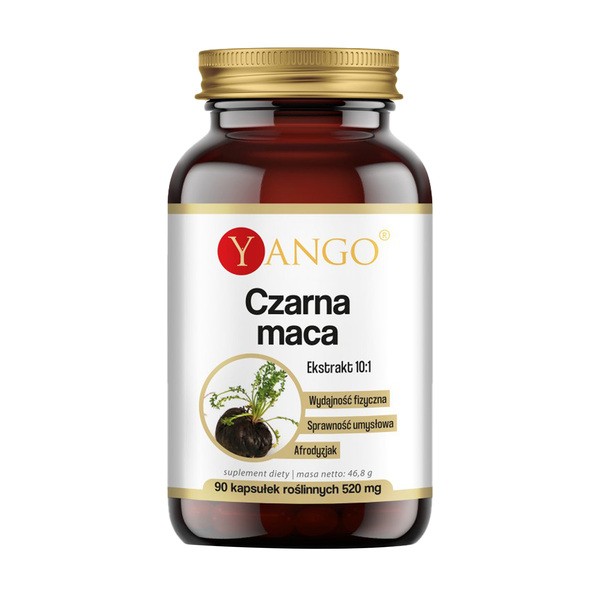 Yango, Czarna maca, kapsułki, 90 szt.