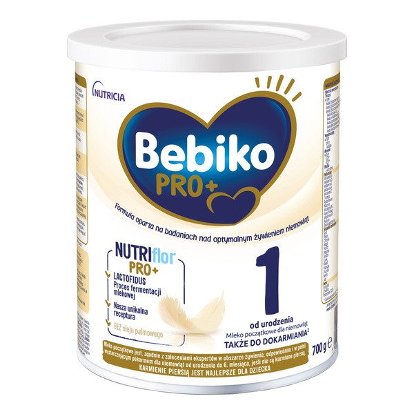 Bebiko PRO+ 1, mleko początkowe dla niemowląt, proszek, 700 g