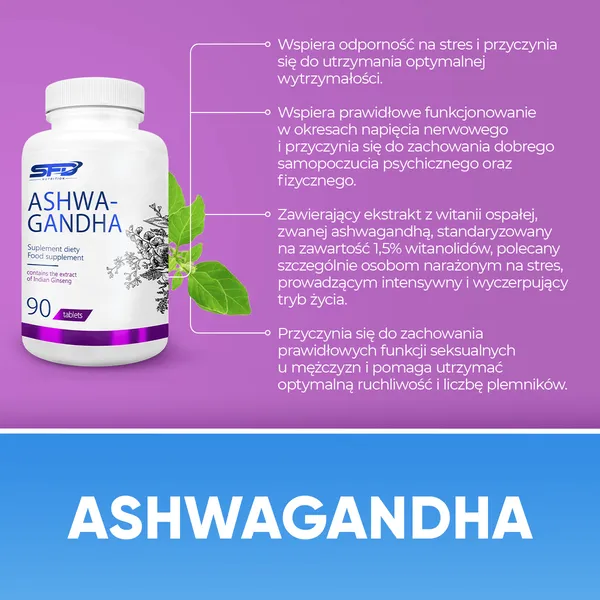 SFD Ashwagandha, tabletki, 90 szt.