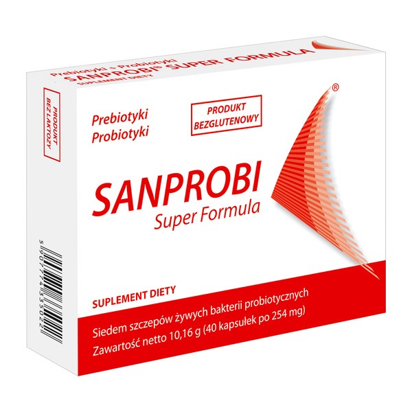 Sanprobi Super Formuła, kapsułki, 40 szt.