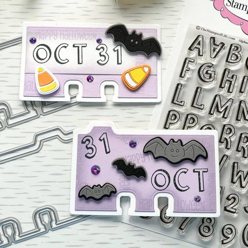 alphabet4CreativeDex .75 Inch Alphabet & Numbers Stamp and Die Bundle
