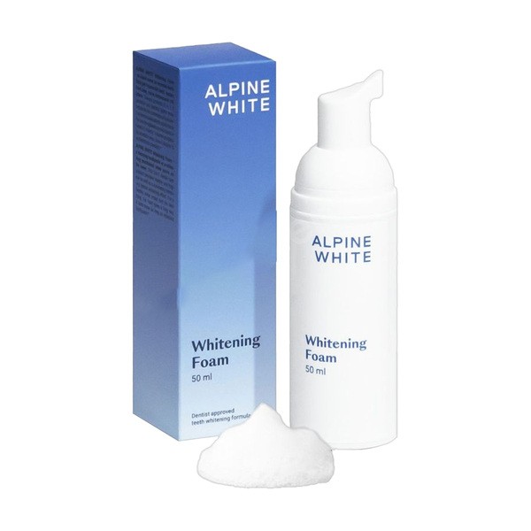 Alpine White, Whitening foam, pianka wybielająca zęby, 50 ml