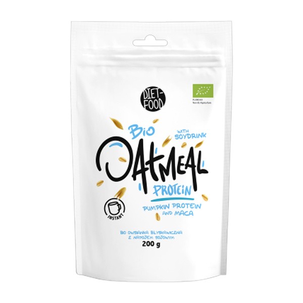 Diet-Food, Bio Owsianka Proteinowa, dynia i maca, 200 g