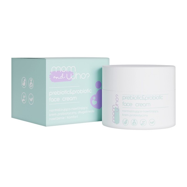Mom & Who?, normalizująco-nawilżający krem do twarzy, 50 ml
