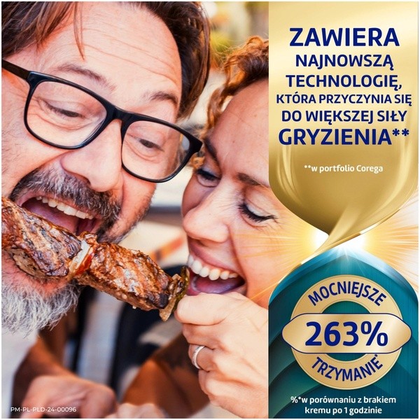 Corega Power Max Supreme All-in-1, krem mocujący do protez zębowych, 40 g