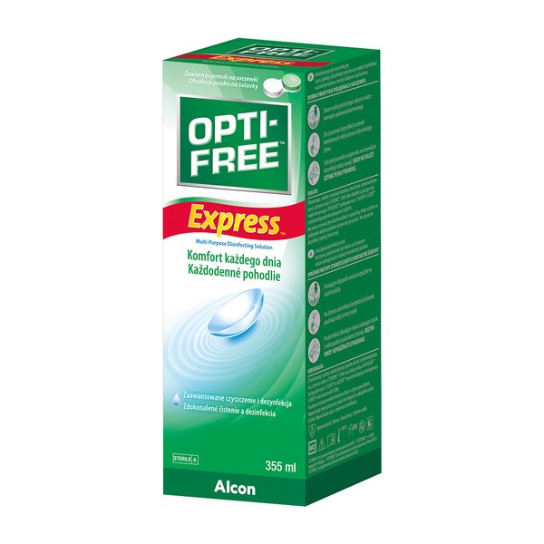 Opti-Free Express, płyn do soczewek, 355 ml