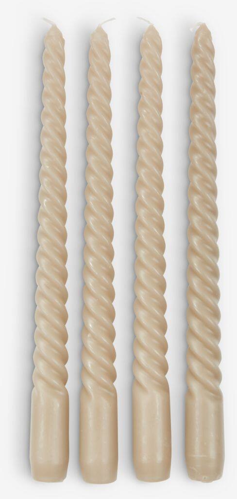 BALDUR Lys BALDUR H25cm khaki 4 stk/pakke