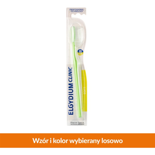 Elgydium Clinic 20/100, kliniczna szczoteczka do zębów, miękka, 1 szt.