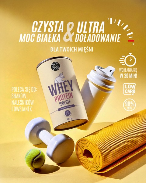 Diet-Food, Whey Protein, izolat białka, 500 g