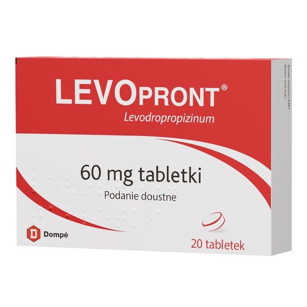 Levopront, 60 mg, tabletki, 20 szt.