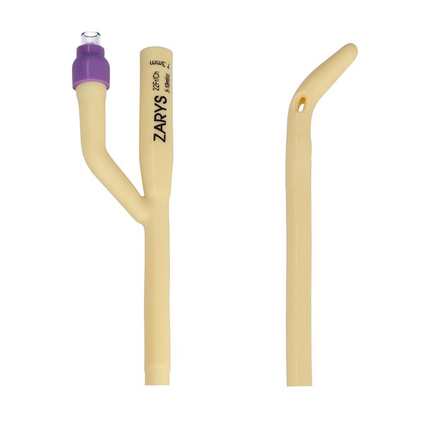 Zarys, urologiczny cewnik Foley'a, dwudrożny z plastikową zastawką, CH 22/5-10 ml, 1 szt.