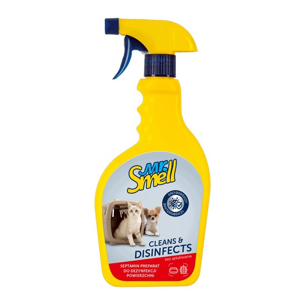 Mr. Smell Cleans & Disinfects, preparat do dezynfekcji powierzchni, płyn, 500 ml