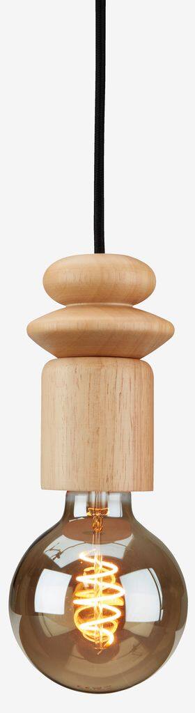 ASMIND ASMIND hængelampe Ø8xB13cm træ
