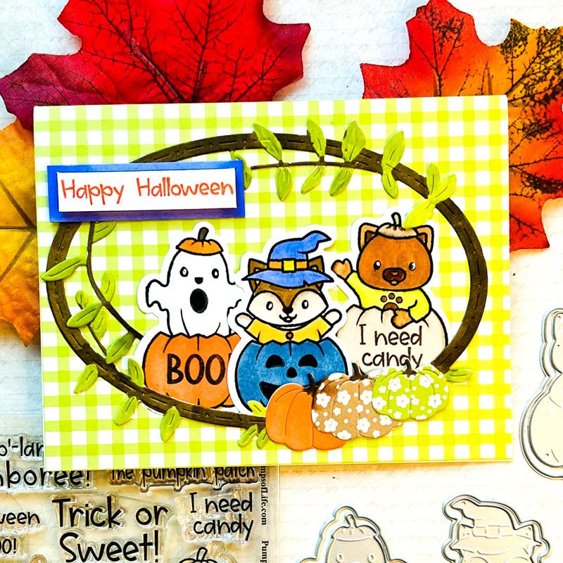 Pumpkin Critters Clear Stamp Set