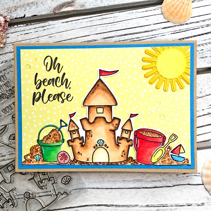 sandcastle2stamp Clear Stamp Set