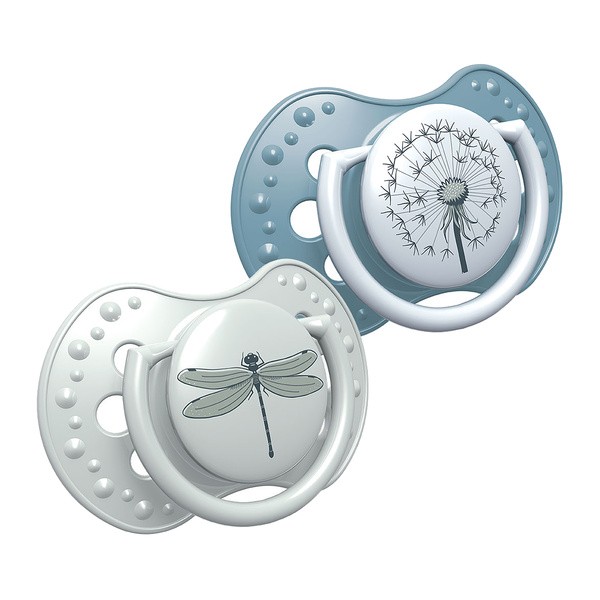 Lovi Botanic boy, smoczek uspokajający, dynamiczny, 3-6 miesięcy, 2 szt.