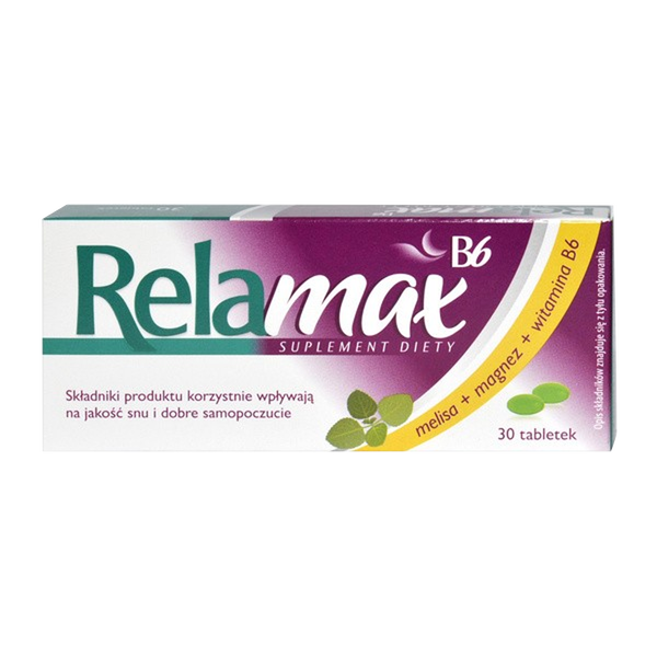 Relamax B6, tabletki powlekane, 30 szt.