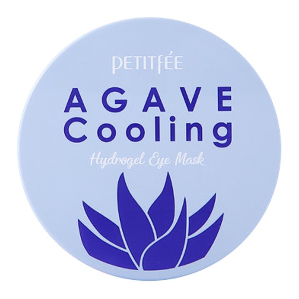 Petitfee, nawilżająco-odświeżające hydrożelowe płatki pod oczy z ekstraktem z agawy, 60 szt.