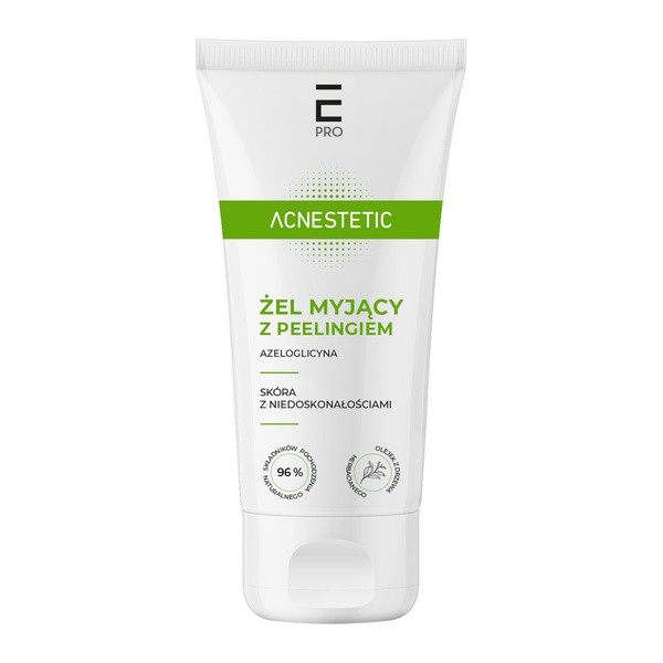 Enilome Pro Acnestetic, żel myjący z peelingiem, 200 ml