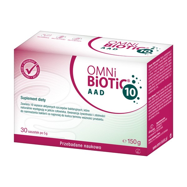 Omni Biotic 10 AAD, saszetki z proszkiem, 5 g x 30 szt.