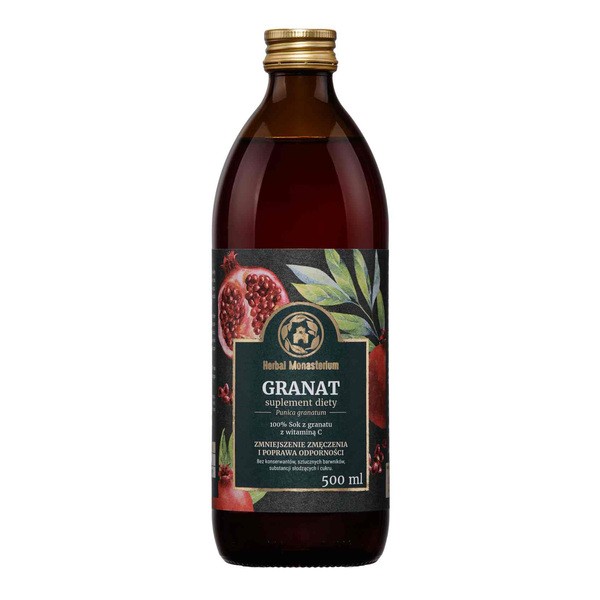 Herbal Monasterium Granat, sok, 500 ml