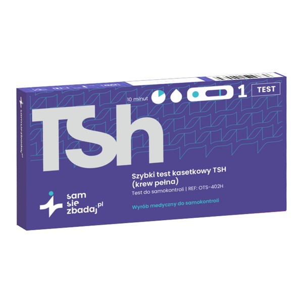 Samsiezbadaj, TSH, szybki test kasetkowy z krwi, 1 szt.