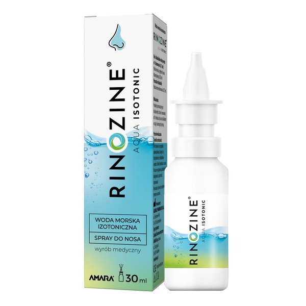 Rinozine Aqua Isotonic, spray do nosa, 30 ml