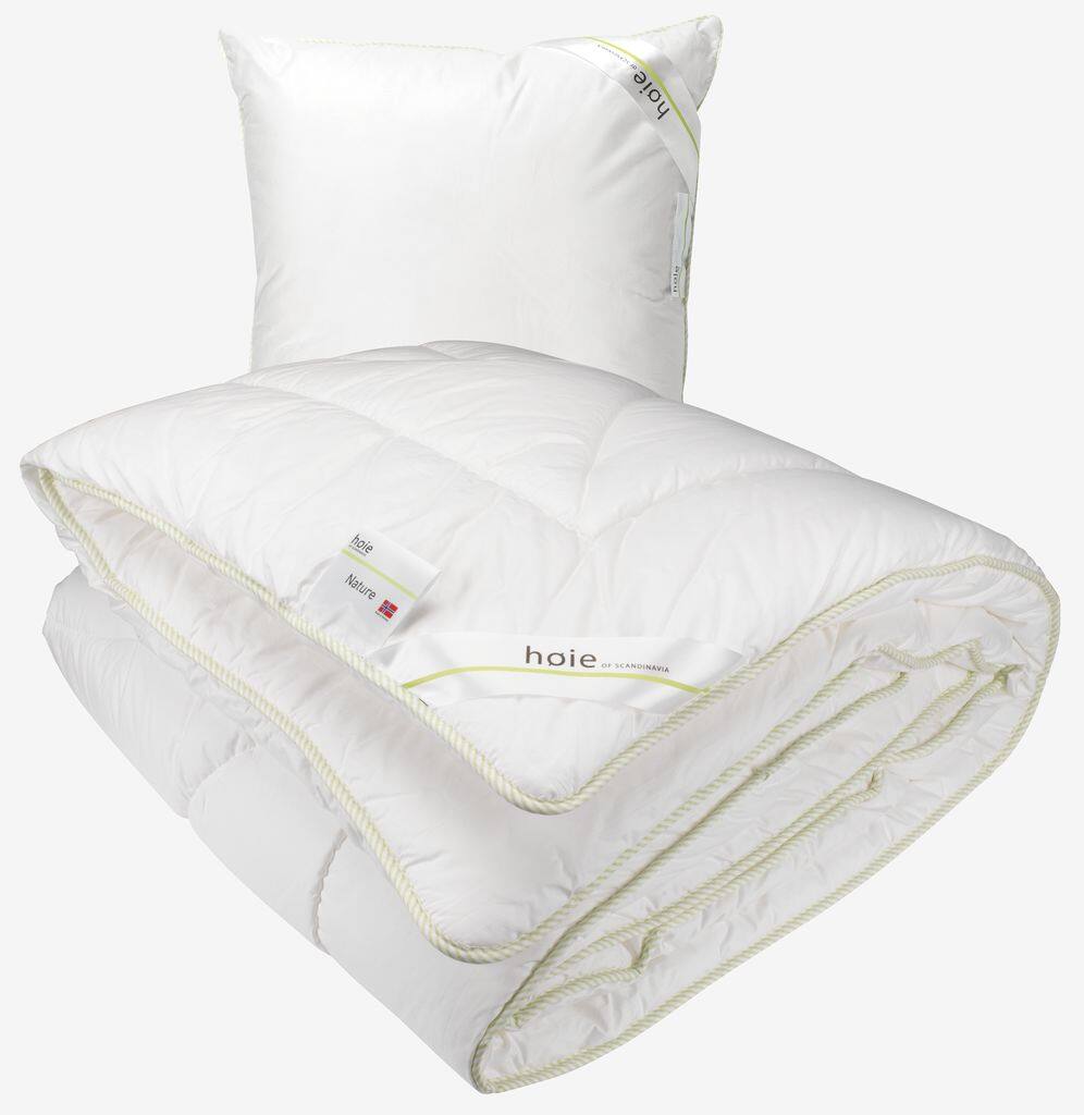 GREENFIRST NATURE guld Fiber dyne-/pudesæt 140x200/50x70 Høie NATURE