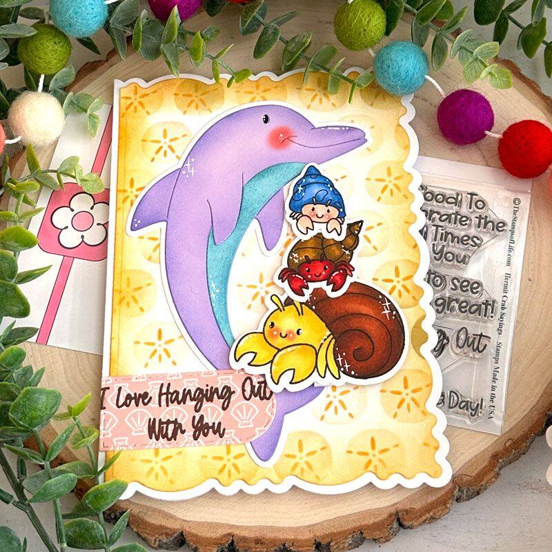 Hermit Crab Sayings Clear Stamp Set