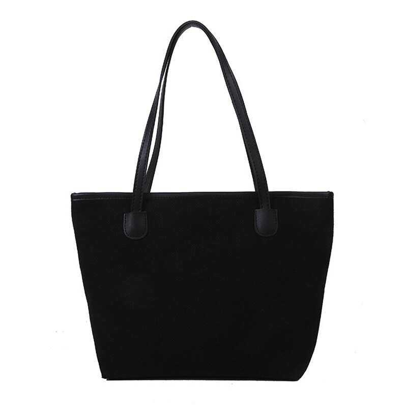Sac bandoulière en toile tendance pour femme, grande capacité, sac fourre-tout pour femme, sac bandoulière de haute qualité pour femme