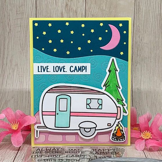 camper2stamp Clear Stamp Set