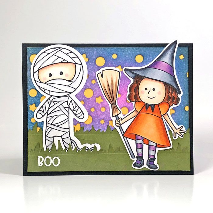 HalloweenKids4TSOL Clear Stamp Set of 5