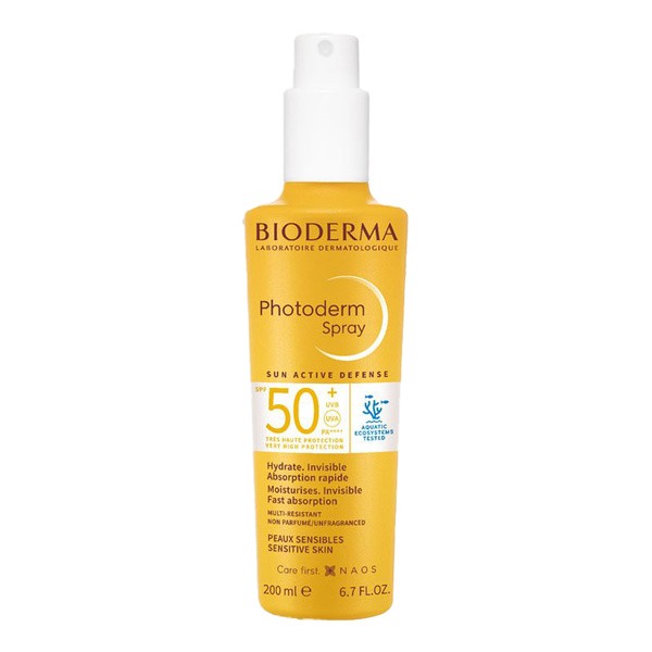 Bioderma Photoderm, lekki spray do opalania SPF50+, 200 ml
